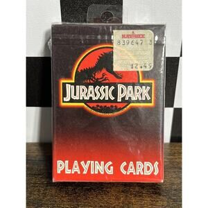 Jurassic Park 1993 Playing Cards Factory Sealed Original Deck